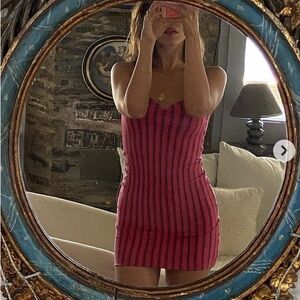 Gimaguas Simi mini Dress in Fuchsia/hot pink size s